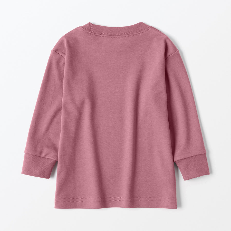 Brushed Interlock Long Sleeve T-Shirt (1-4Y) - MUJI Australia