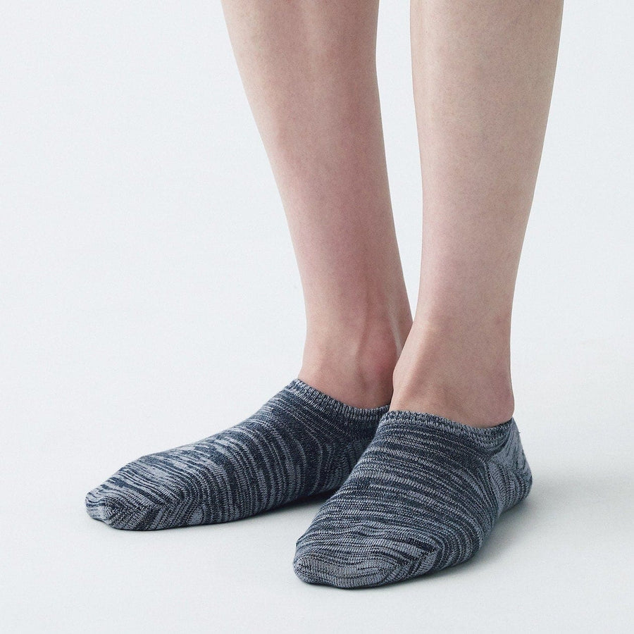 M's right Angle Excess yarn Sneaker-in socks 3 Pk Mix25-27cm