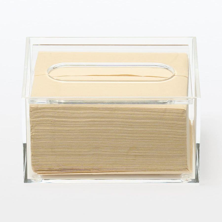 Acrylic Tissue Holder - Tabletop - MUJI Australia