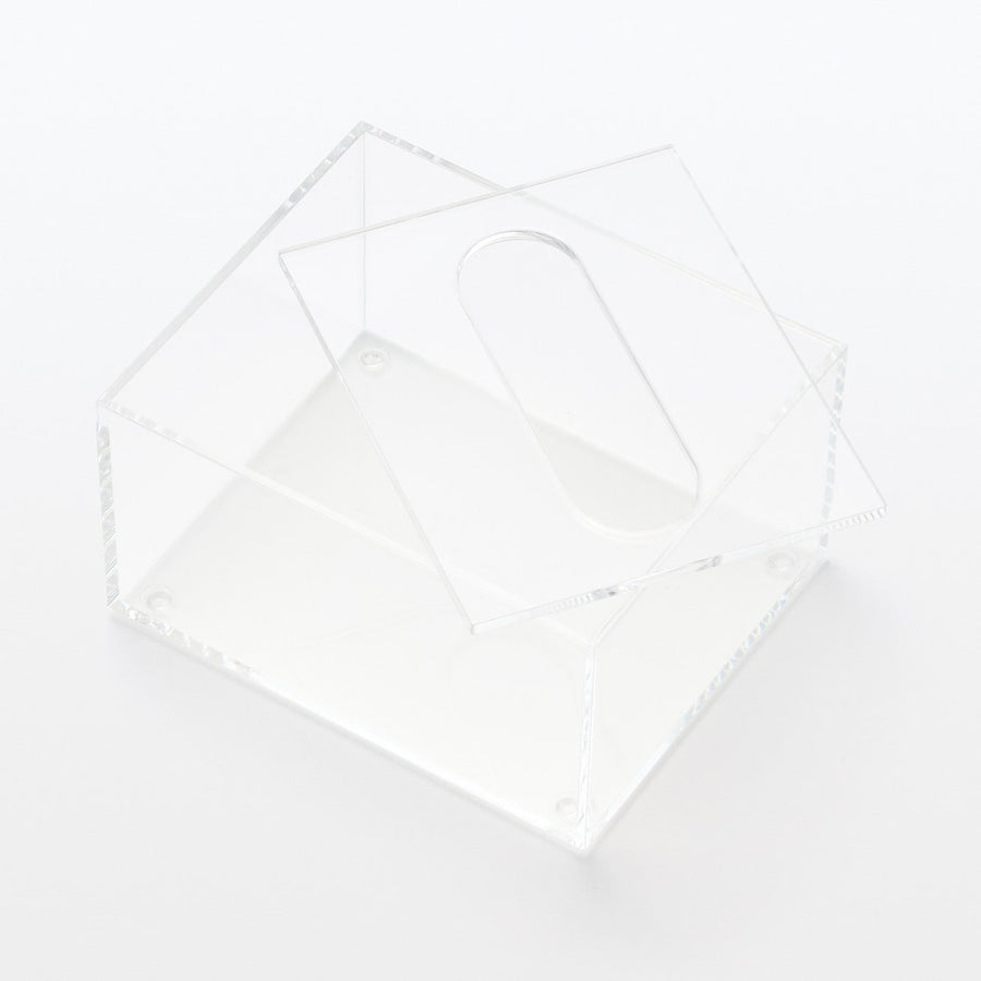 Acrylic Tissue Holder - Tabletop - MUJI Australia