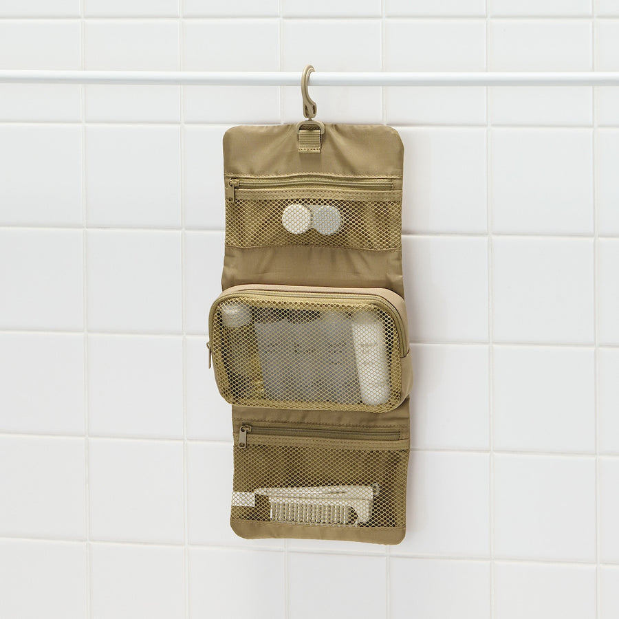 Polyester Hanging Toiletry Case with Pouch Small MUJI Australia