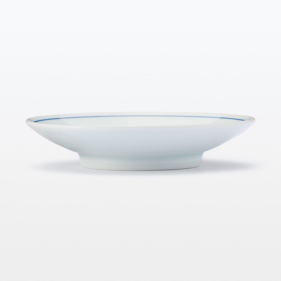 Hasami Ware Small Plate - Wave Approx. dia. 10 cm