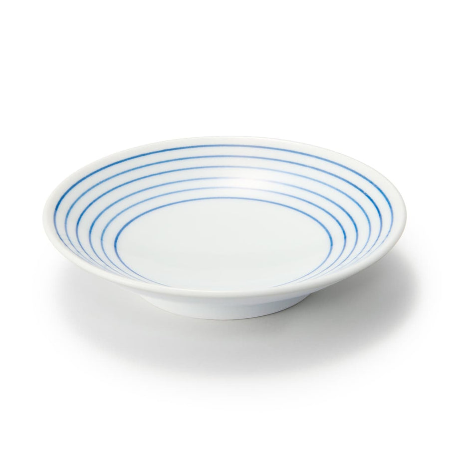 Hasami Ware Small Plate - Horizontal stripes Approx. dia. 10 cm