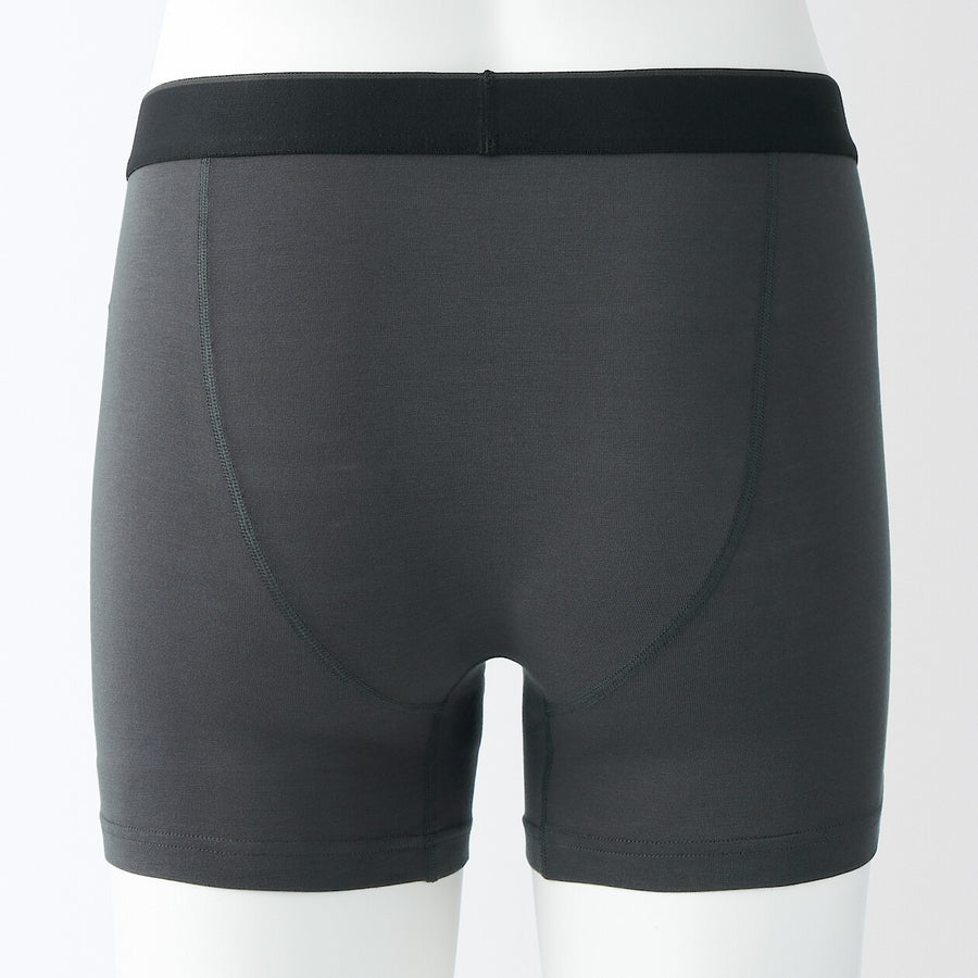 M's Lyocell blended Front open boxer briefsDark grayXS