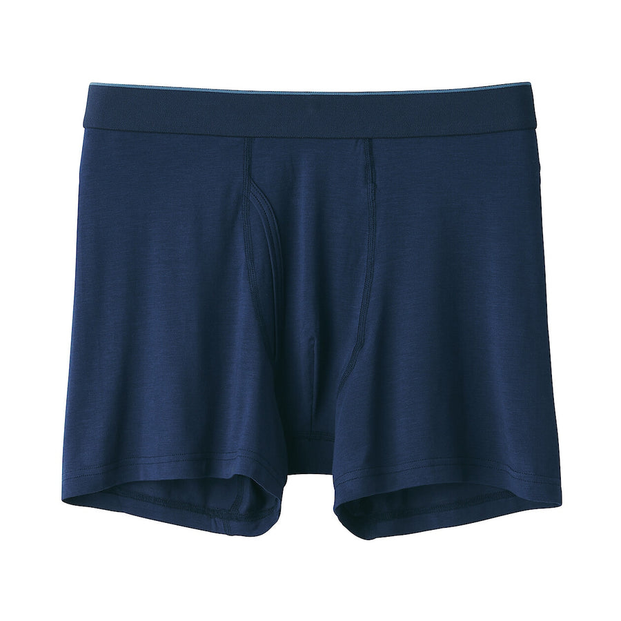 M's Lyocell blended Front open boxer briefsDark grayXS