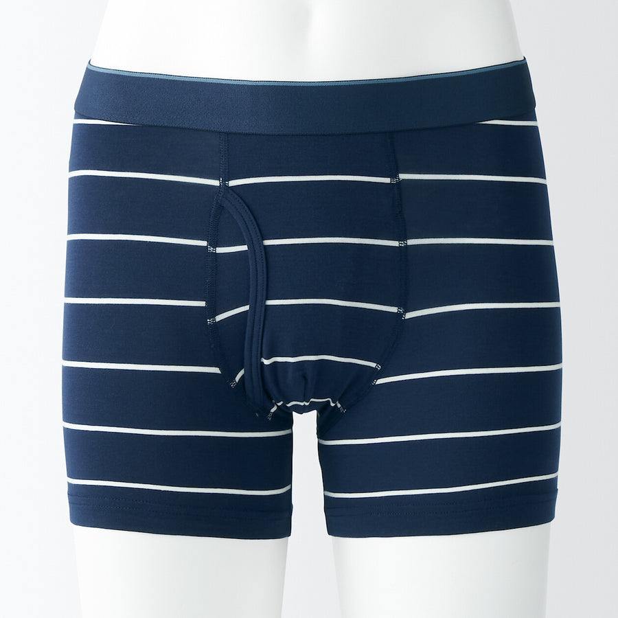 Buy MUJI Men's Smooth Front Open Boxer Briefs - Main Image