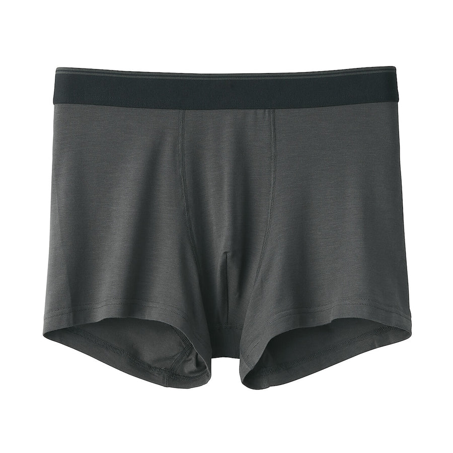 M's Lyocell blended Low rise boxer briefsDark grayXS