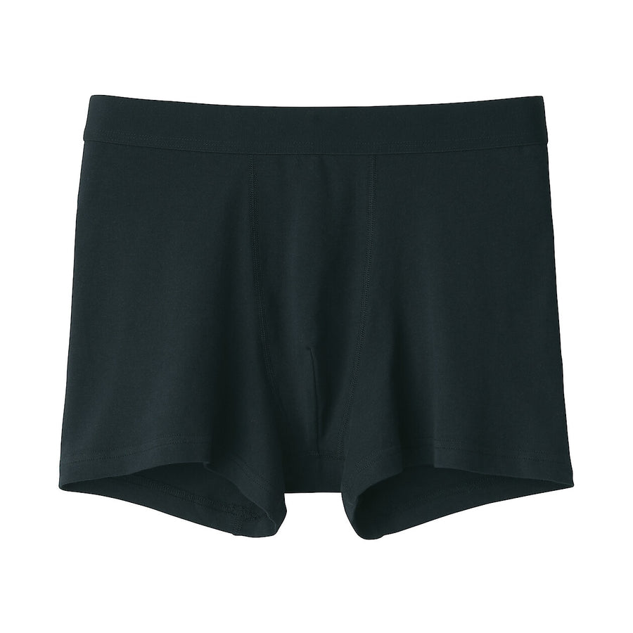 M's Cotton boxer briefsMEN XS Black