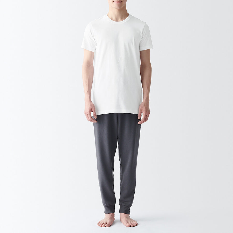 M's Side seamless cotton crew neck T-shirt 2pcsWhiteXS