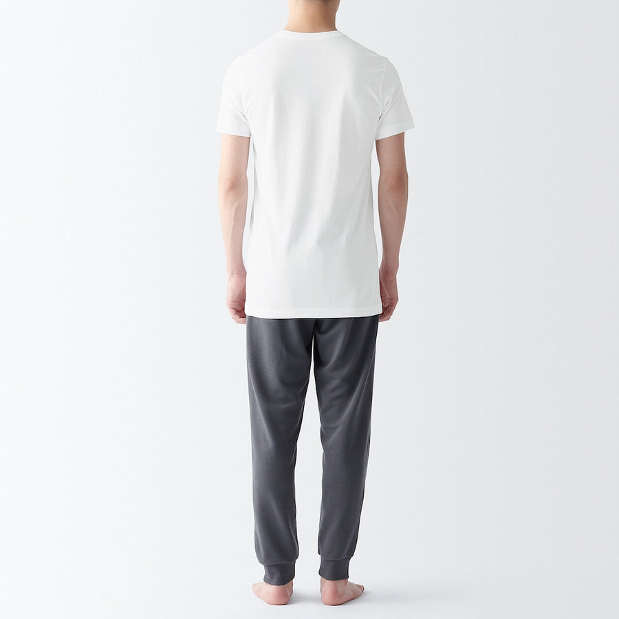 M's Side seamless cotton crew neck T-shirt 2pcsWhiteXS