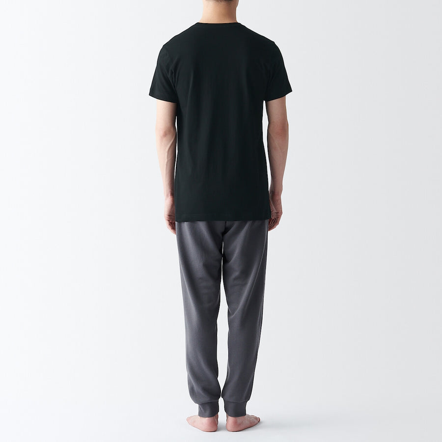 M's Side seamless cotton crew neck T-shirt 2pcsWhiteXS