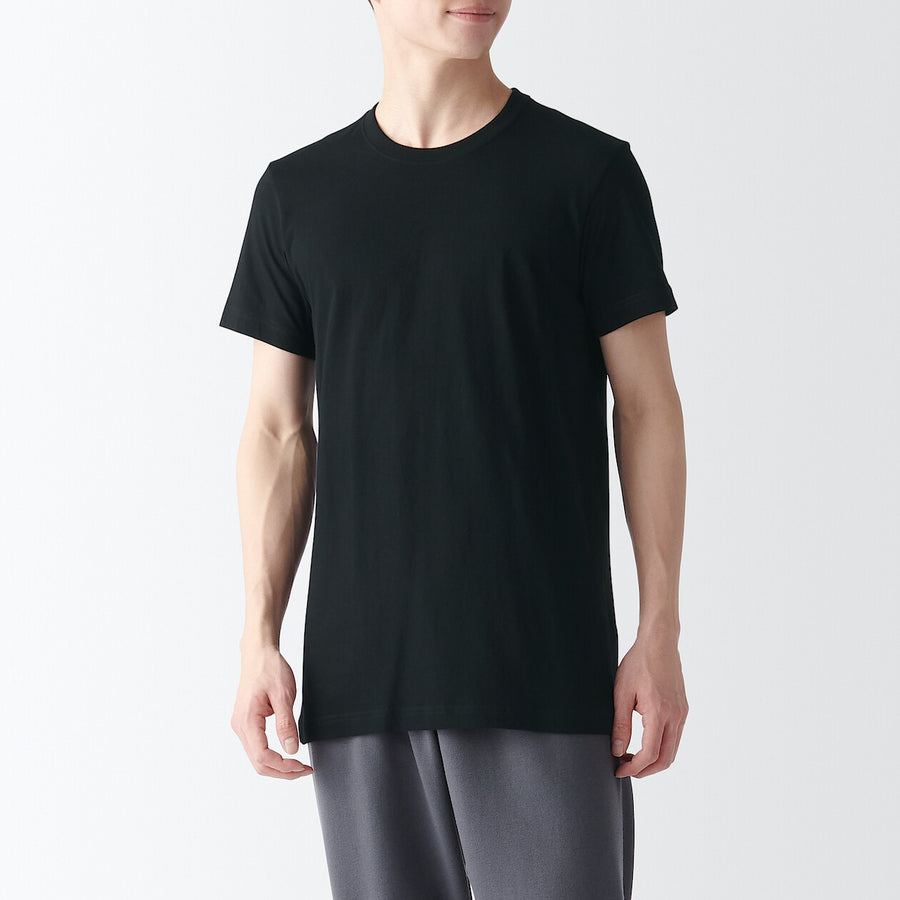 M's Side seamless cotton crew neck T-shirt 2pcsWhiteXS