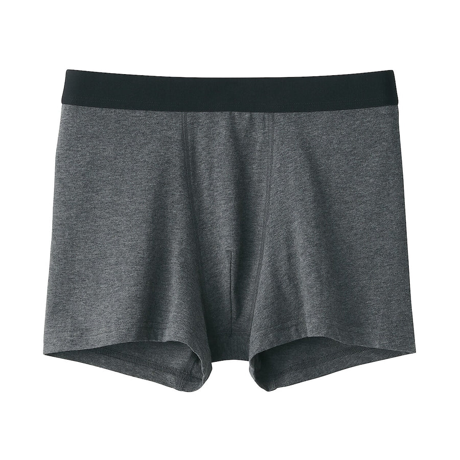 M's Cotton boxer briefsMEN XS Black