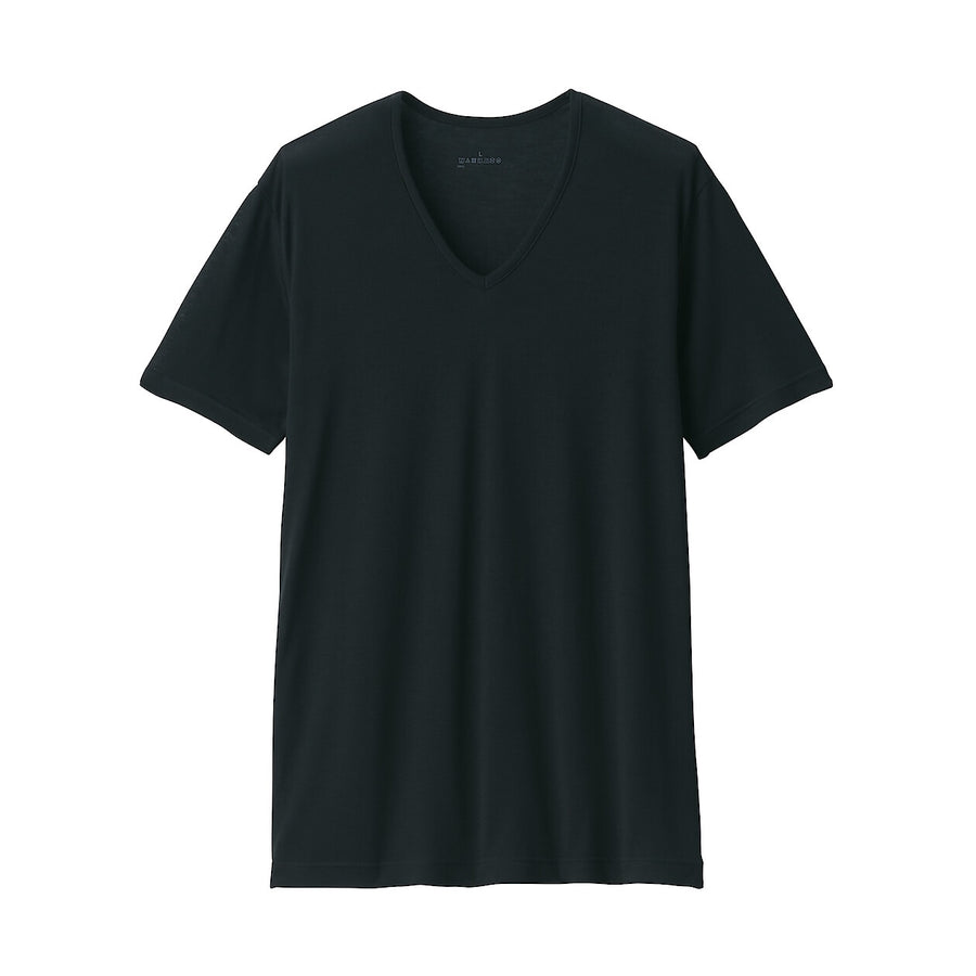 M's COOL TOUCH Smooth V neck T-shirtWhiteXS