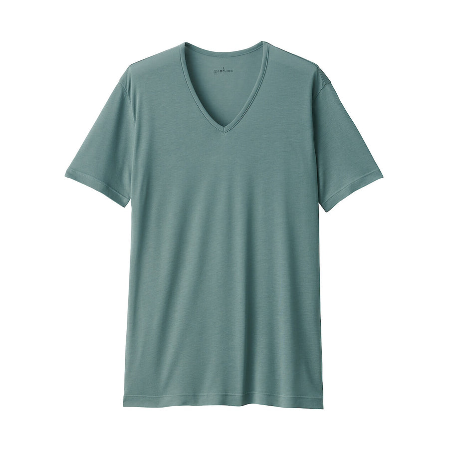 M's COOL TOUCH Smooth V neck T-shirtWhiteXS