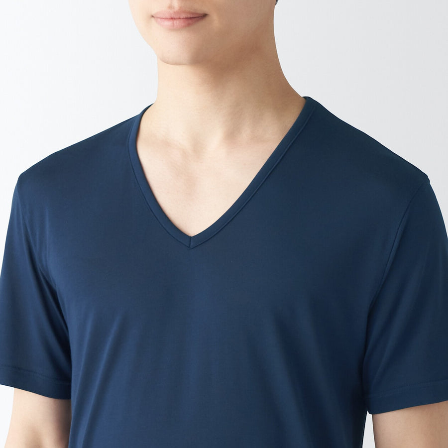 M's COOL TOUCH Smooth V neck T-shirtWhiteXS