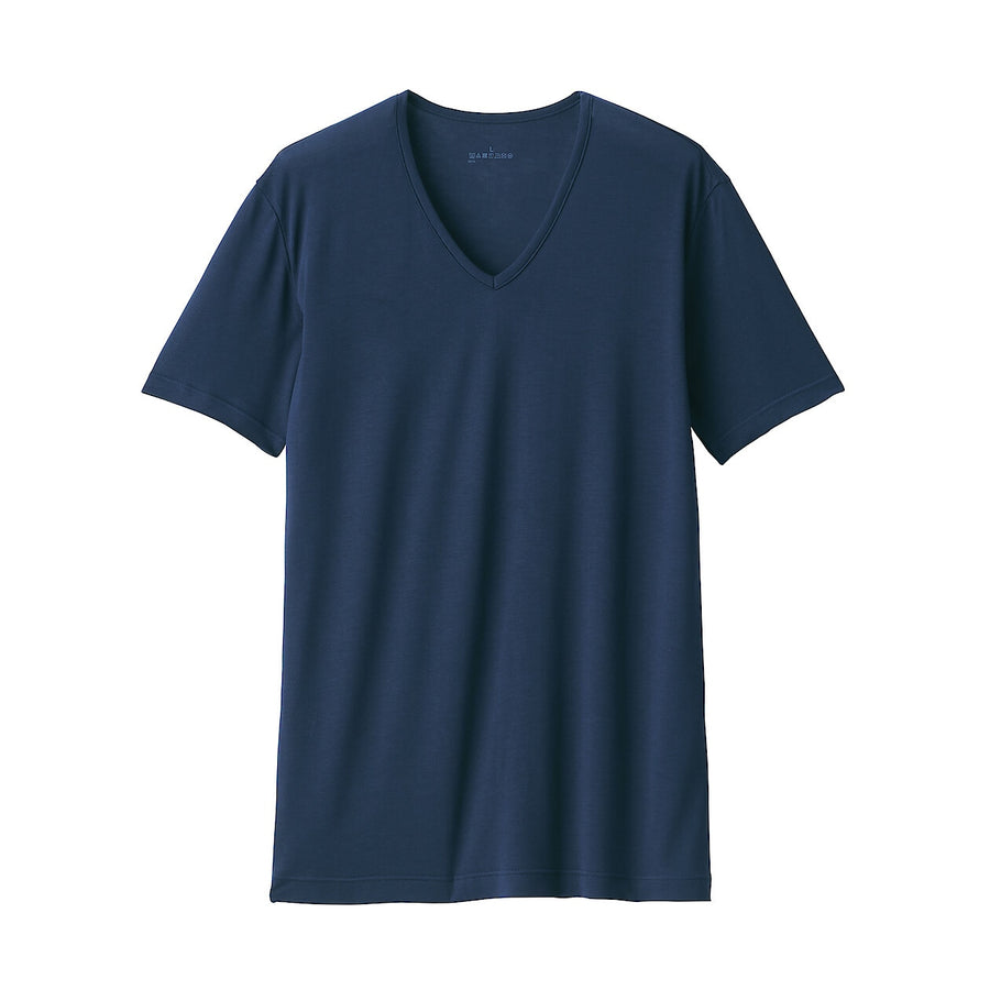 M's COOL TOUCH Smooth V neck T-shirtWhiteXS