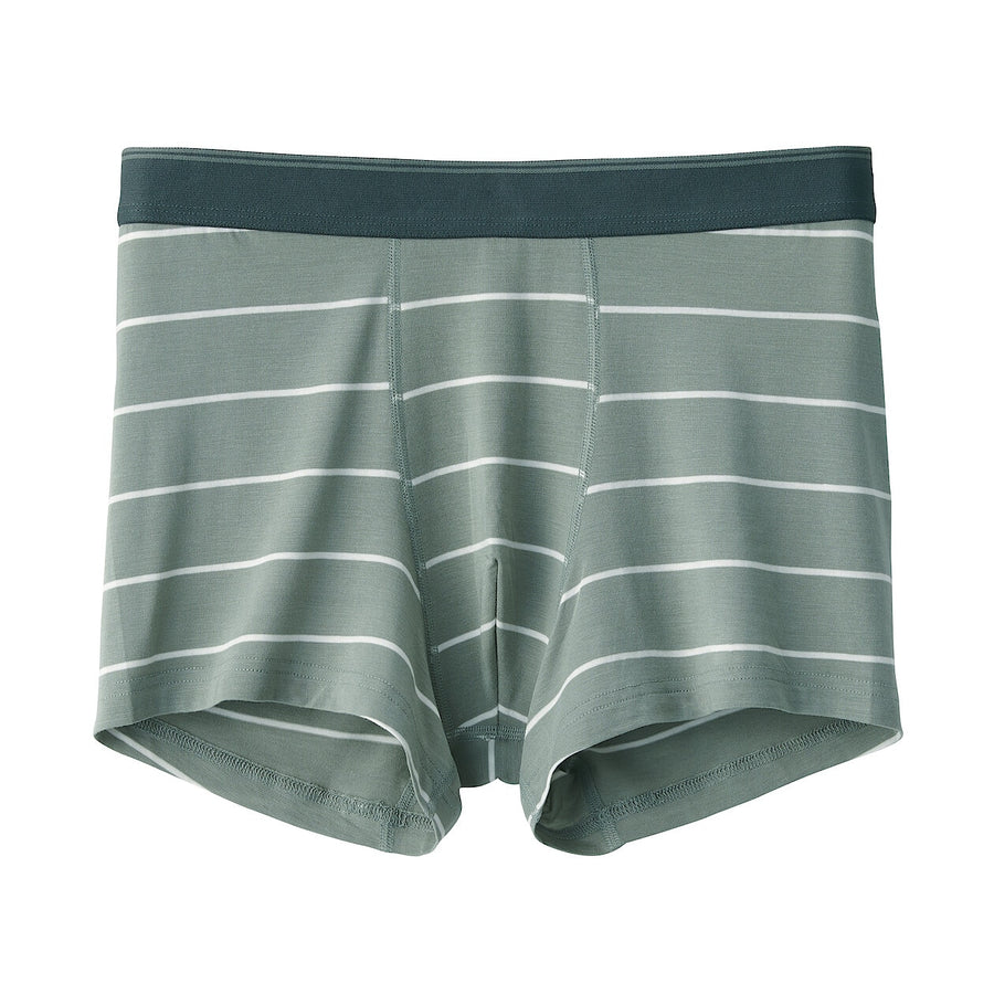 M's Lyocell blended Low rise boxer briefsDark grayXS