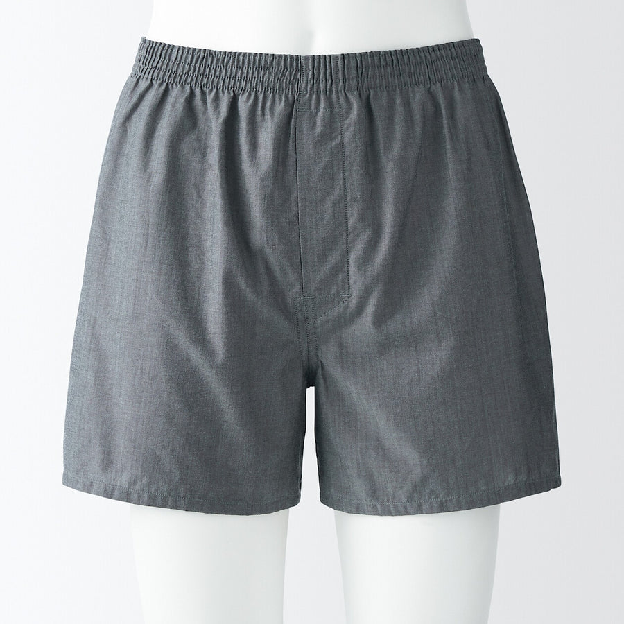 M's SMOOTH STRETCH front open trunks Dark grayXS