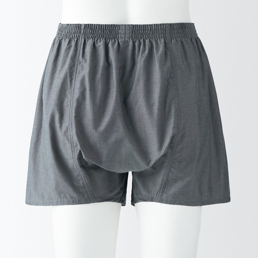 M's SMOOTH STRETCH front open trunks Dark grayXS