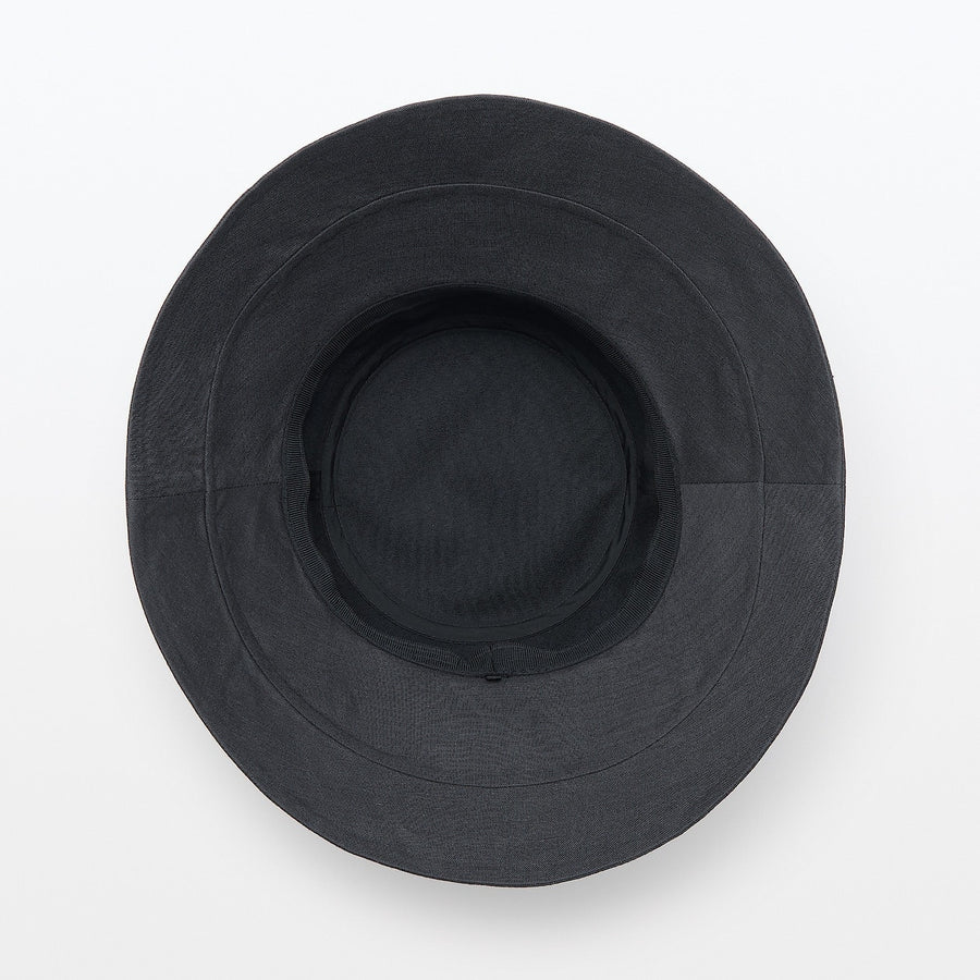 Lyocell linen capeline hat Dark gray 55-57.5cm