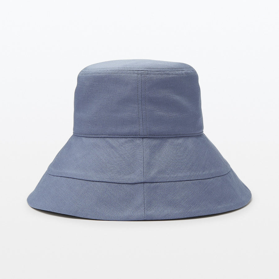 Lyocell linen capeline hat Dark gray 55-57.5cm