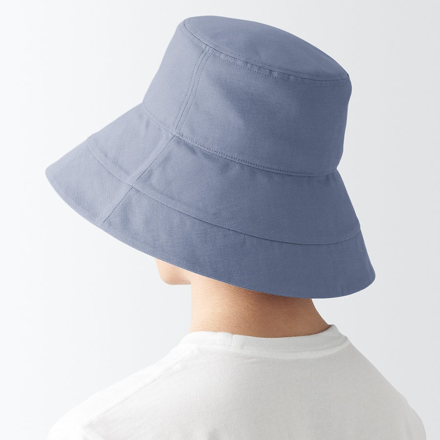 Lyocell linen capeline hat Dark gray 55-57.5cm