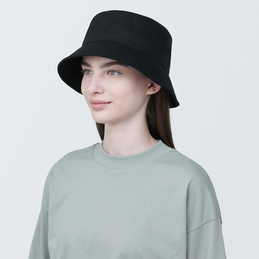 Cotton Twill Bucket HatBlack56.5-59cm