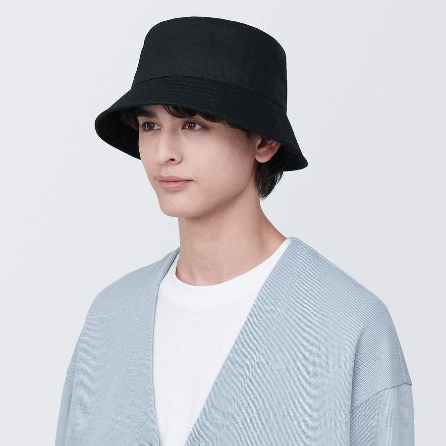 Cotton Twill Bucket HatBlack56.5-59cm