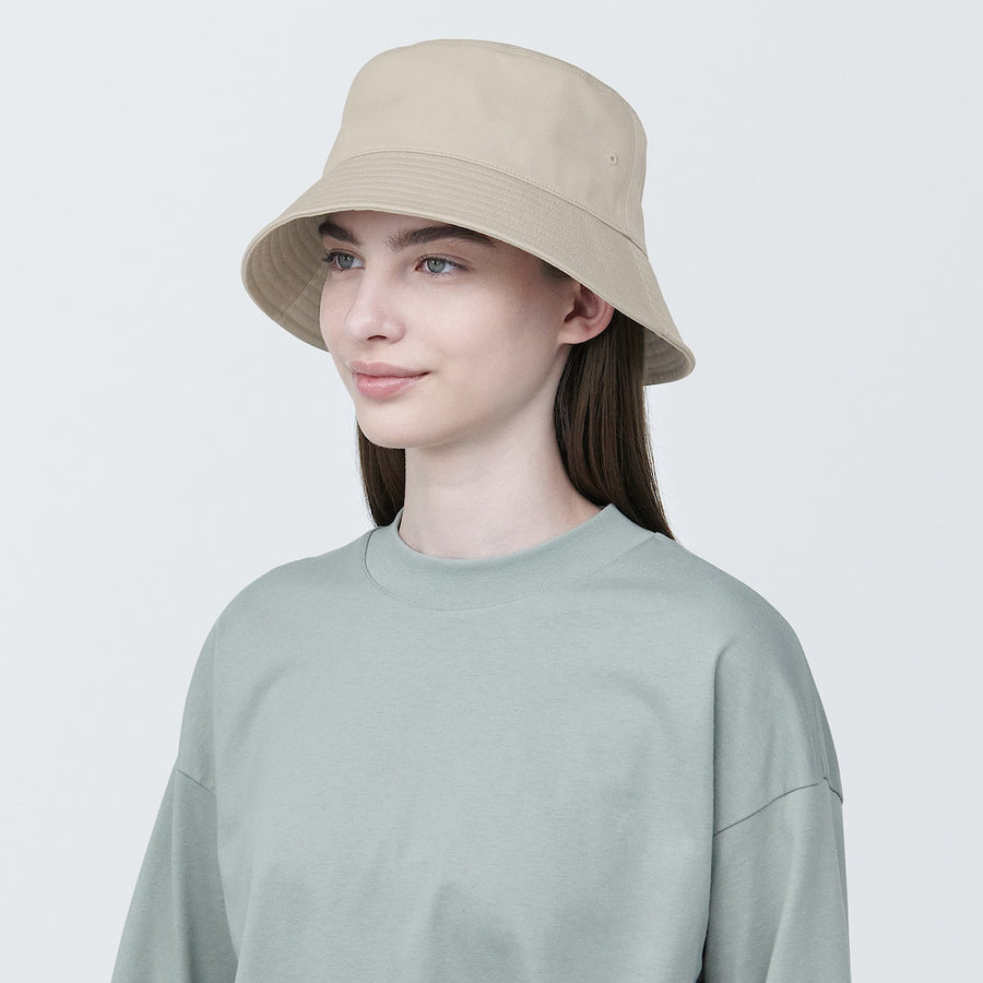 Cotton Twill Bucket HatBlack56.5-59cm