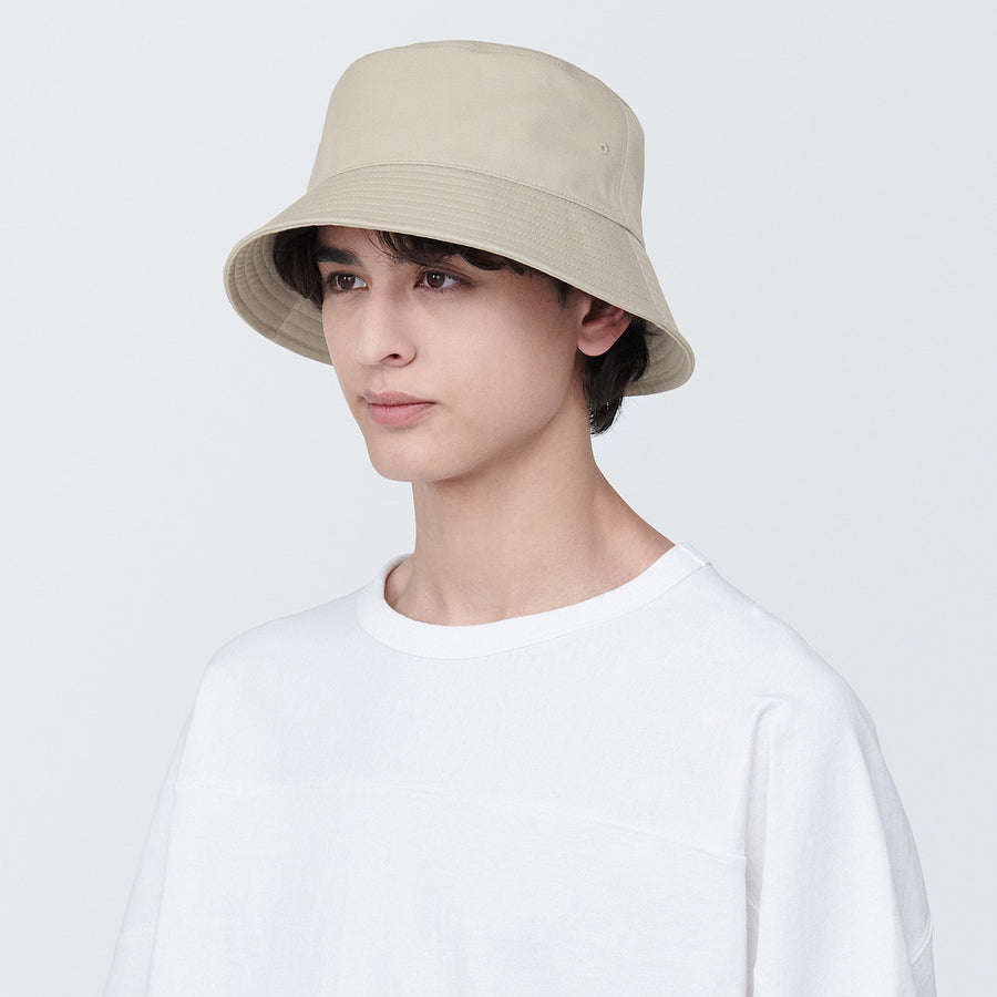 Cotton Twill Bucket HatBlack56.5-59cm