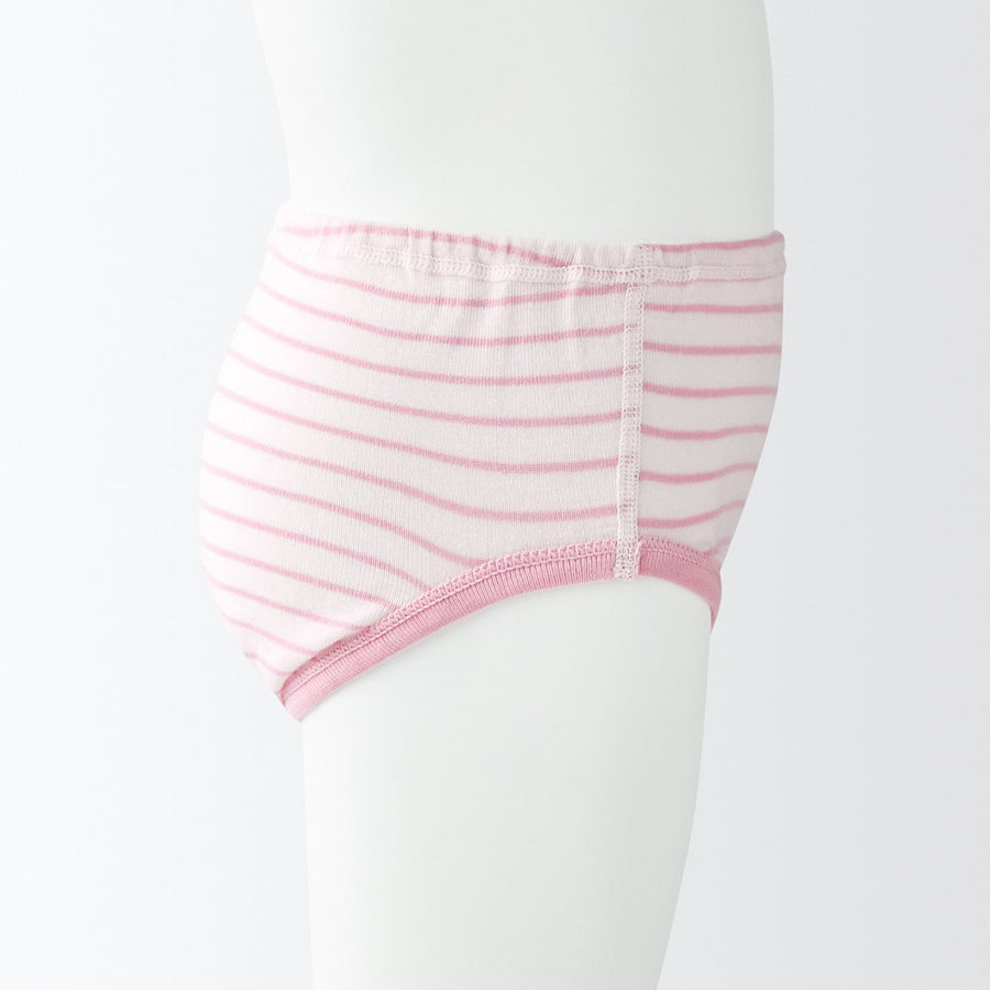 B's Rib knit shortsBABY 90 Off white stripe