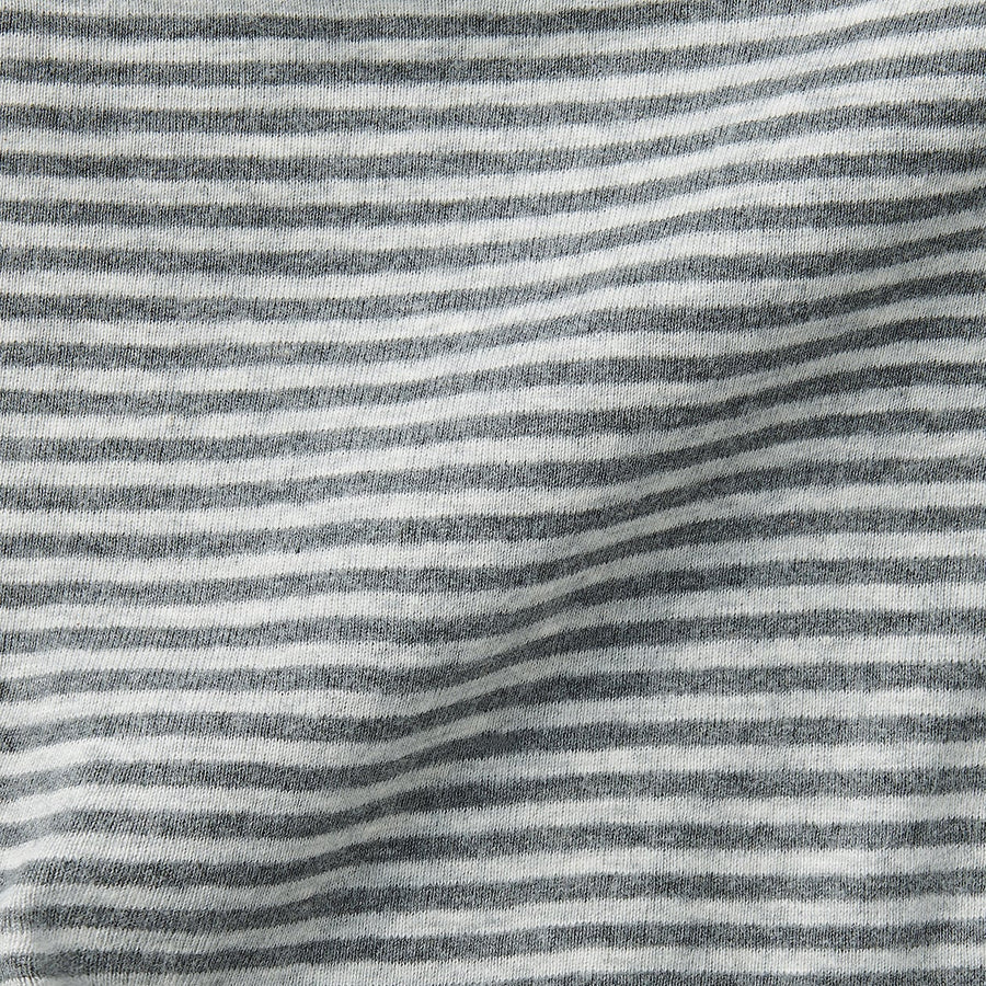 B's Rib knit briefsBABY 90 Medium grey stripe