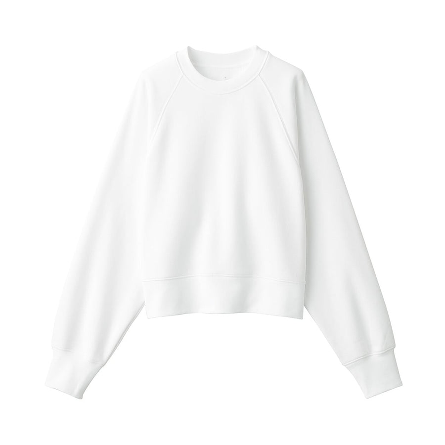 Women's Crew neck L/S Sweat shirt WhiteXS