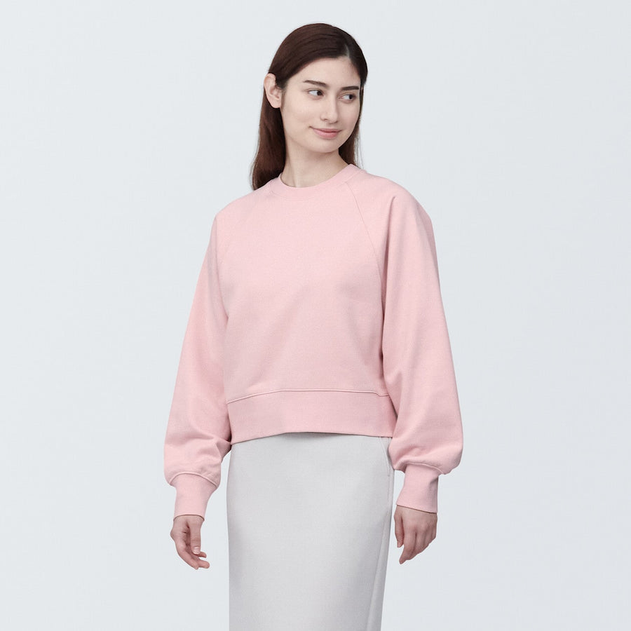 Women's Crew neck L/S Sweat shirt WhiteXS