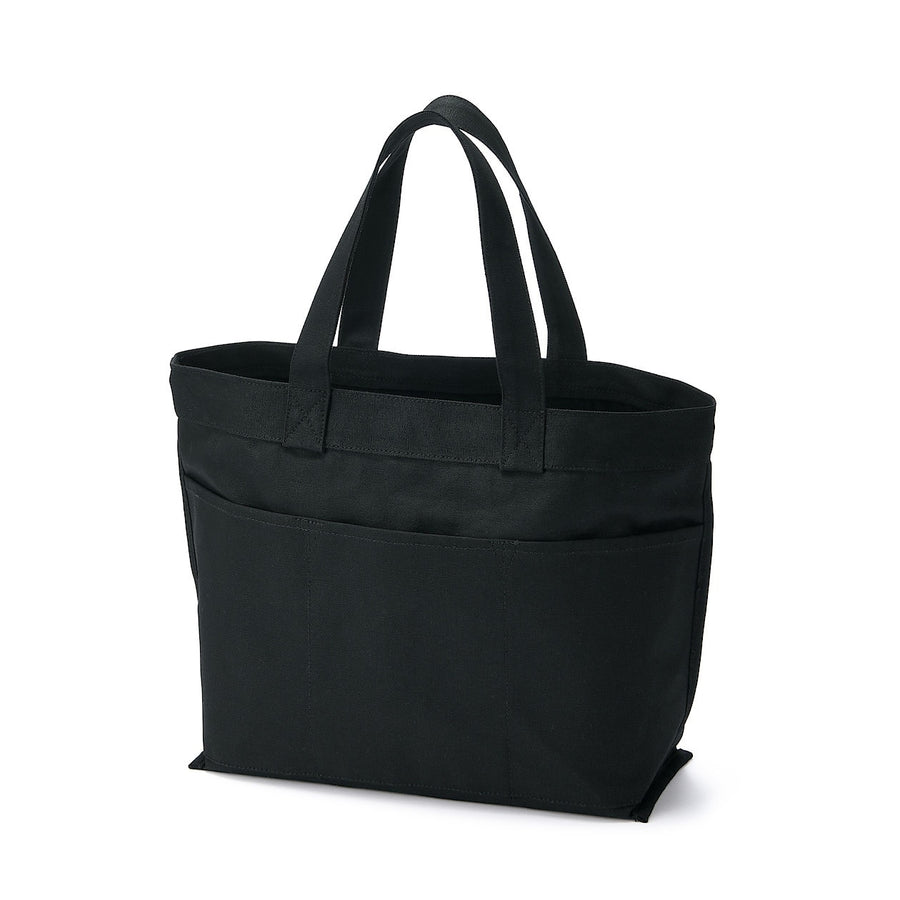 canvas Wide tote bag Black