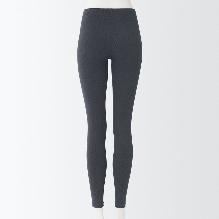 Women's stretch Rib Leggings (Full Length)Dark grayXS