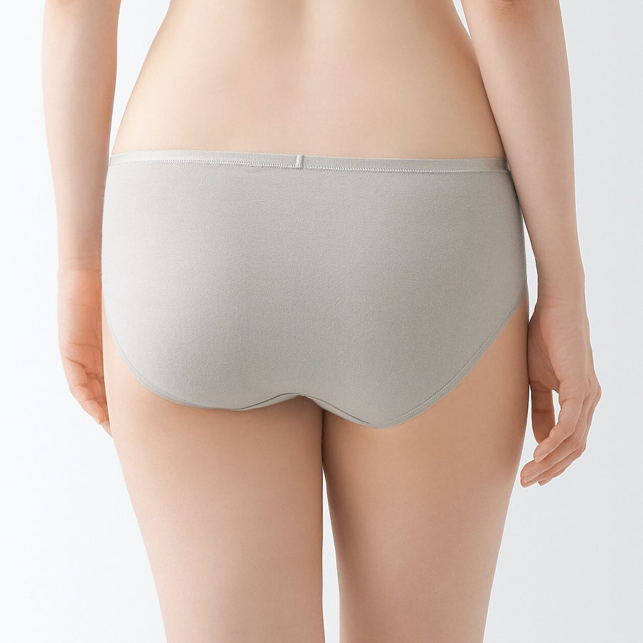 W's Stretch jersey low-rise shorts(bikini)Medium greyXS