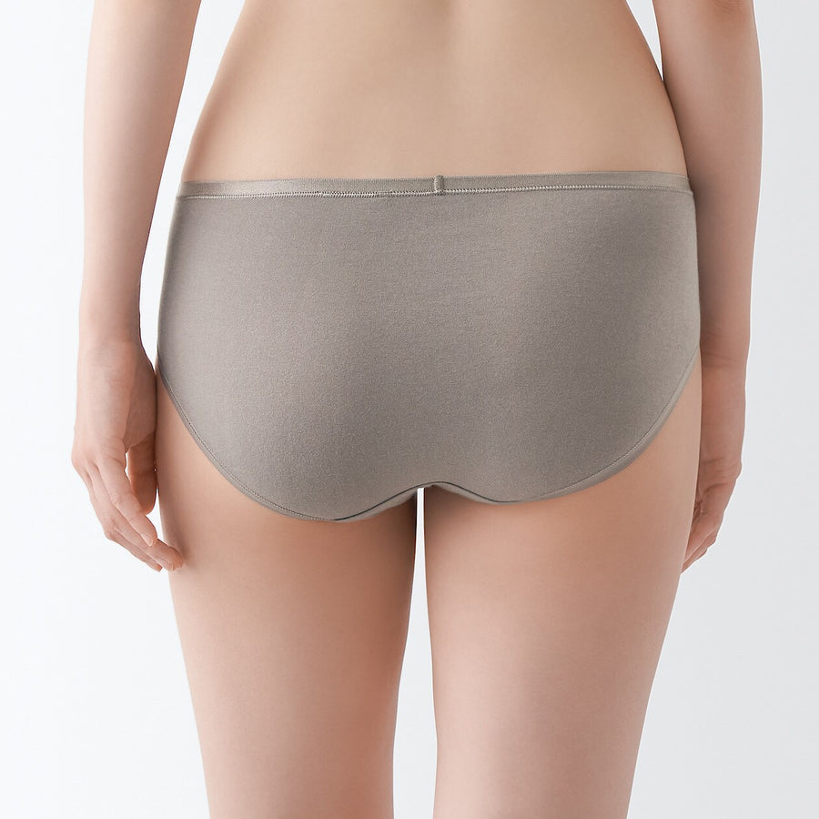 W's Stretch jersey low-rise shorts(bikini)Medium greyXS