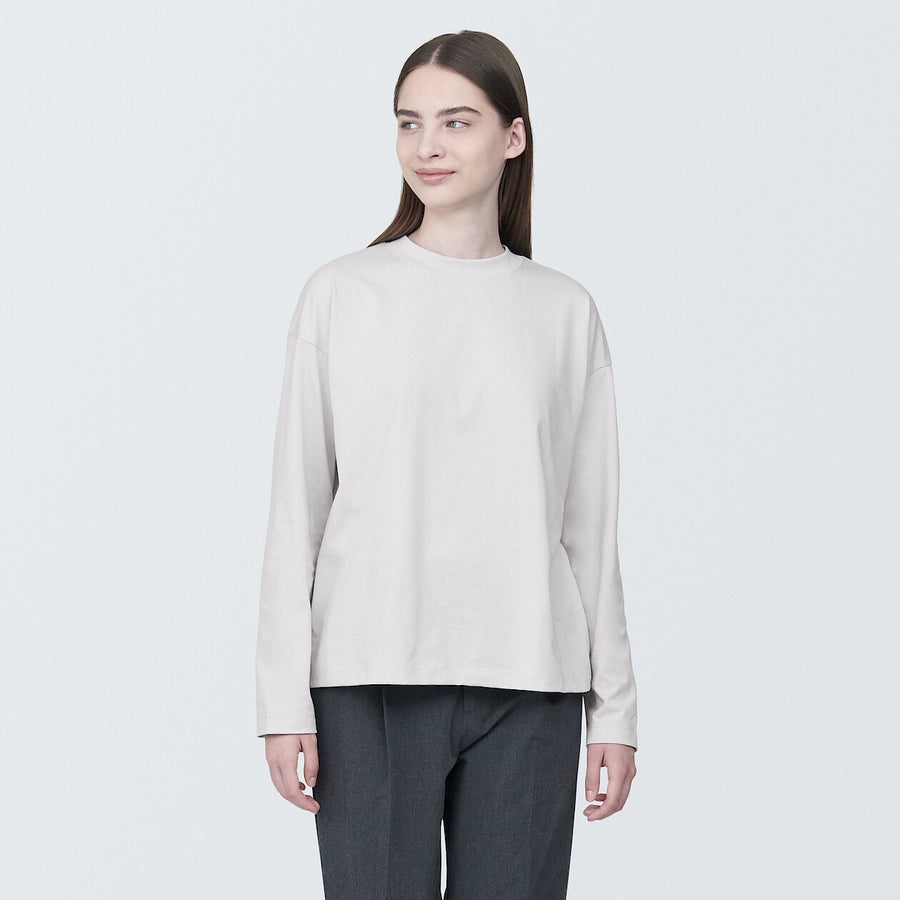 Women's Jersey Crew neck L/S T-shirt WhiteXS