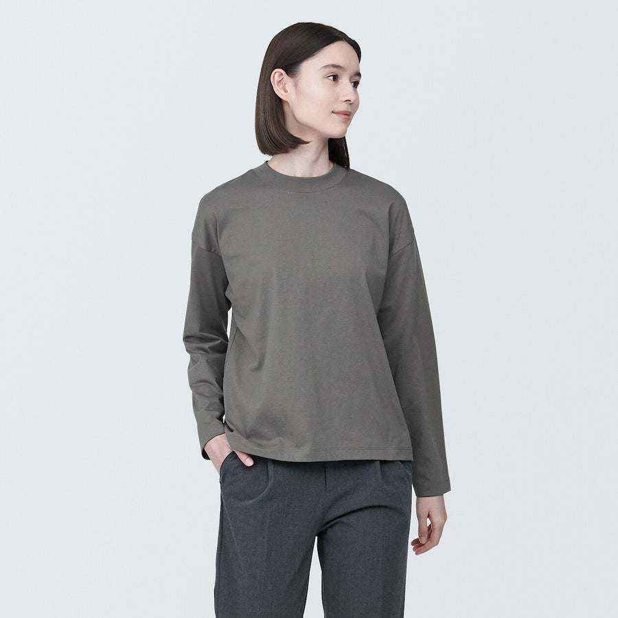 Women's Jersey Crew neck L/S T-shirt WhiteXS