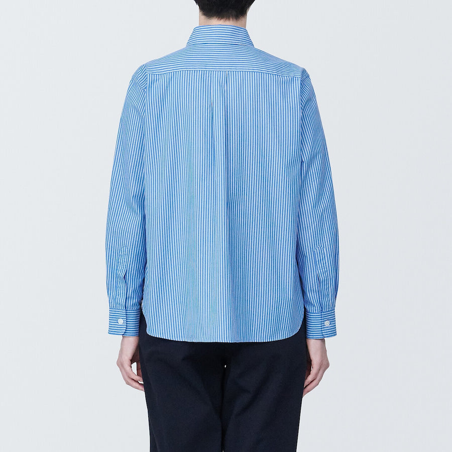 W's Washed broadcloth Regular collar L/S shirtWhiteXS