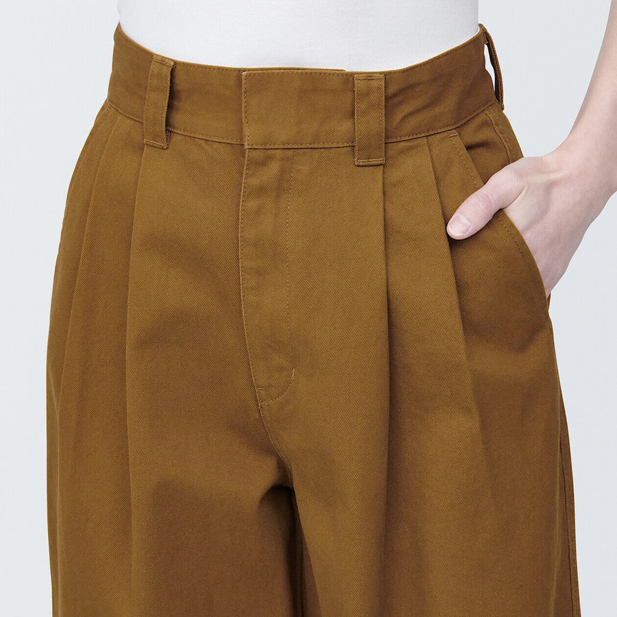 Women's Kapok blend Tucked pantsLADY XS Natural