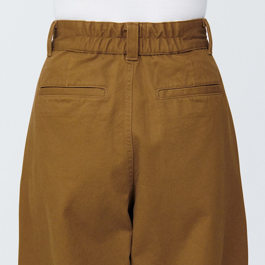 Women's Kapok blend Tucked pantsLADY XS Natural