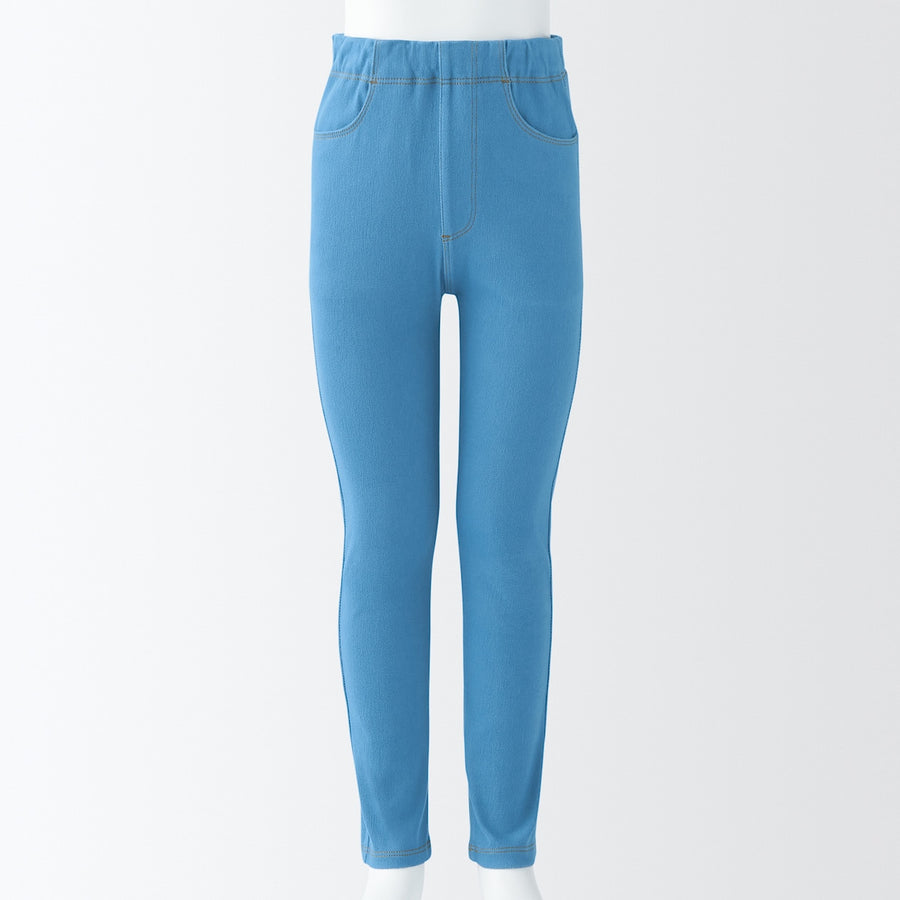 K's Jersey denim like Leggings pantsLight blue110