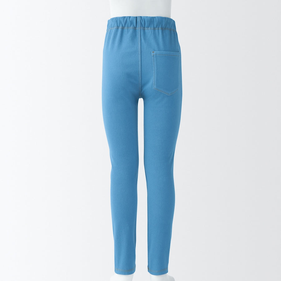 K's Jersey denim like Leggings pantsLight blue110