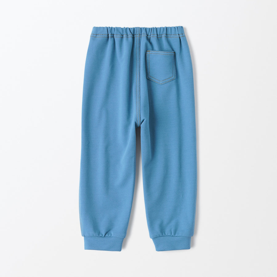 Baby High waisted denim like Jogger pantsLight blue80