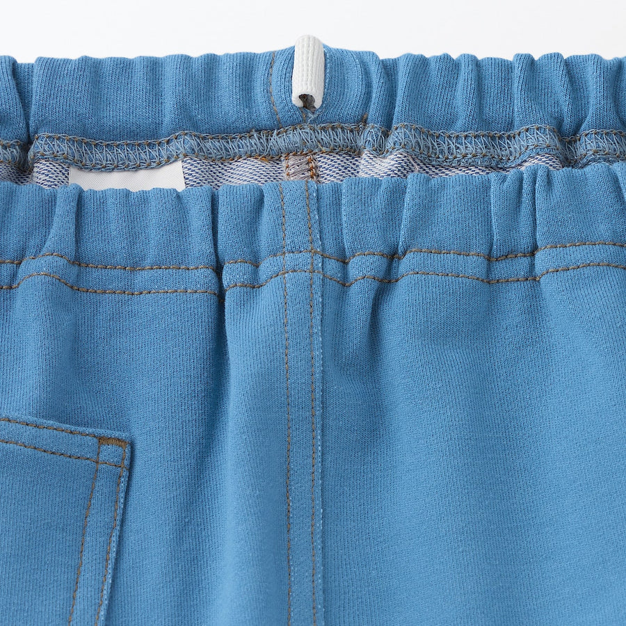 Baby High waisted denim like Jogger pantsLight blue80