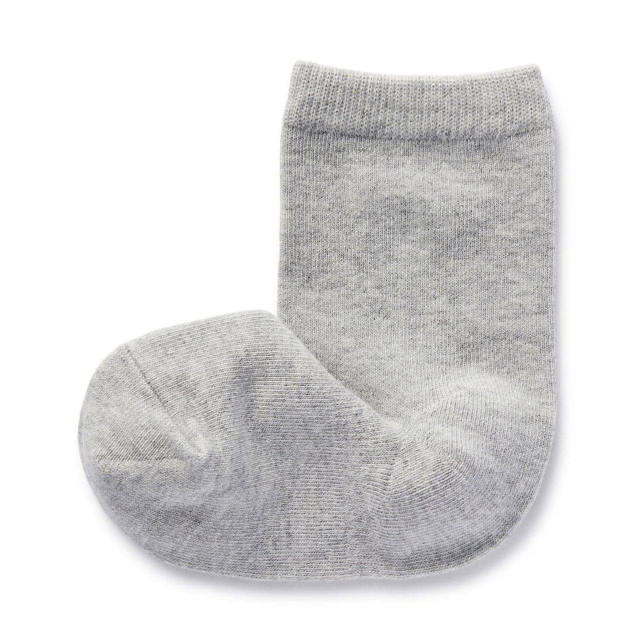 Baby right angle adjustable socks PlainL grey15-19cm