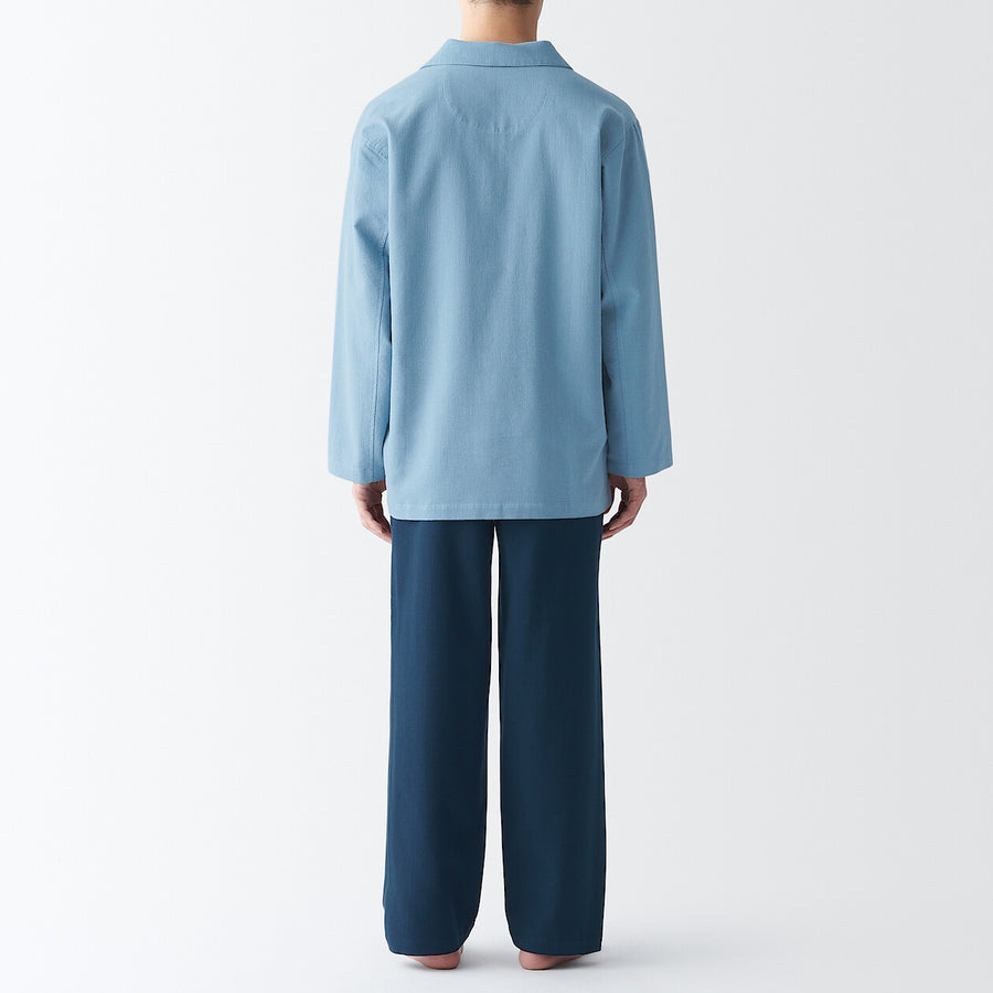 M's Kapok blended skipper L/S pajamas NaturalXS